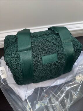 Dagne Dover Cypress Shearling Dark Green Sherpa Mini Duffle Landon Small